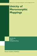 Cover: Unicity of Meromorphic Mappings - Springer
