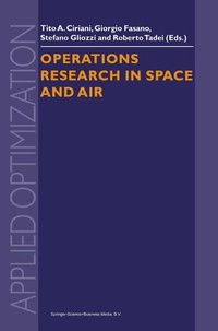 Enlarge image Cover: Operations Research in Space and Air - Springer