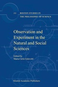 Cover: Observation and Experiment in the Natural and Social Sciences - Springer