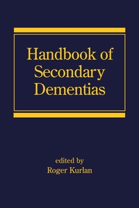 Bild vergrößern Bild: Handbook of Secondary Dementias - CRC Press