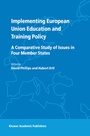 Cover: Implementing European Union Education and Training Policy - Kluwer Academic Publishers