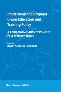 Enlarge image Cover: Implementing European Union Education and Training Policy - Kluwer Academic Publishers