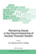 Cover: Remaining Issues in the Decommissioning of Nuclear Powered Vessels - Kluwer Academic Publishers