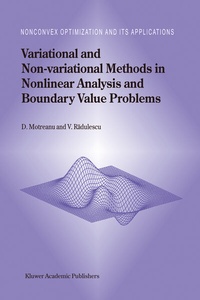 Abbildung von: Variational and Non-variational Methods in Nonlinear Analysis and Boundary Value Problems - Kluwer Academic Publishers