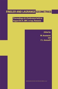 Abbildung von: Finsler and Lagrange Geometries - Springer