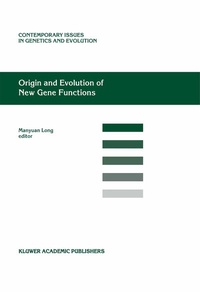Enlarge image Cover: Origin and Evolution of New Gene Functions - Springer