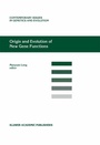 Cover: Origin and Evolution of New Gene Functions - Springer