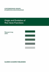 Enlarge image Cover: Origin and Evolution of New Gene Functions - Springer