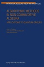 Cover: Algorithmic Methods in Non-Commutative Algebra - Springer