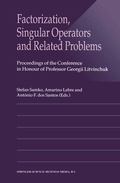 Cover: Factorization, Singular Operators and Related Problems - Springer