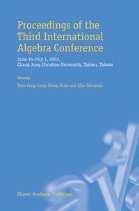 Abbildung von: Proceedings of the Third International Algebra Conference - Springer