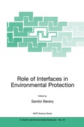 Cover: Role of Interfaces in Environmental Protection - Springer