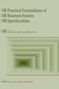 Cover: Practical Foundations of Business System Specifications - Kluwer Academic Publishers