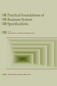 Enlarge image Cover: Practical Foundations of Business System Specifications - Springer