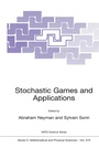 Cover: Stochastic Games and Applications - Springer