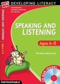 Cover: Speaking and Listening: Ages 4-5 - A & C Black Publishers Ltd