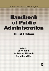 Enlarge image Cover: Handbook of Public Administration - Taylor & Francis