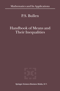 Abbildung von: Handbook of Means and Their Inequalities - Springer