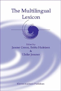 Abbildung von: The Multilingual Lexicon - Kluwer Academic Publishers