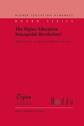 Cover: The Higher Education Managerial Revolution? - Springer