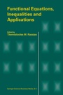 Cover: Functional Equations, Inequalities and Applications - Springer
