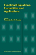 Cover: Functional Equations, Inequalities and Applications - Springer