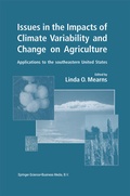 Cover: Issues in the Impacts of Climate Variability and Change on Agriculture - Springer