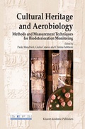 Cover: Cultural Heritage and Aerobiology - Kluwer Academic Publishers