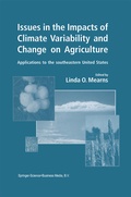 Cover: Issues in the Impacts of Climate Variability and Change on Agriculture - Springer