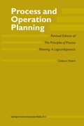 Cover: Process and Operation Planning - Springer