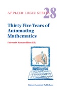 Cover: Thirty Five Years of Automating Mathematics - Kluwer Academic Publishers