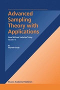 Cover: Advanced Sampling Theory with Applications - Springer