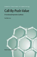 Cover: Call-By-Push-Value - Kluwer Academic Publishers
