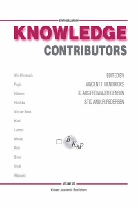Enlarge image Cover: Knowledge Contributors - Kluwer Academic Publishers