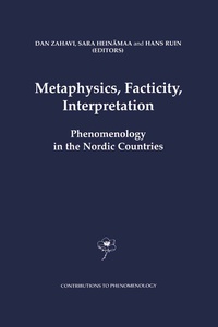 Enlarge image Cover: Metaphysics, Facticity, Interpretation - Kluwer Academic Publishers