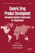 Cover: Generic Drug Product Development - CRC Press