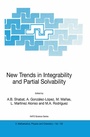 Cover: New Trends in Integrability and Partial Solvability - Springer