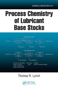 Enlarge image Cover: Process Chemistry of Lubricant Base Stocks - CRC Press