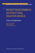 Cover: Recent Developments on Structural Equation Models - Springer