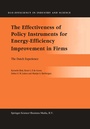 Cover: The Effectiveness of Policy Instruments for Energy-Efficiency Improvement in Firms - Springer