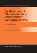 Cover: The Effectiveness of Policy Instruments for Energy-Efficiency Improvement in Firms - Springer
