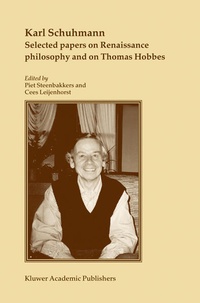 Enlarge image Cover: Selected papers on Renaissance philosophy and on Thomas Hobbes - Springer