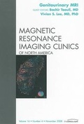 Cover: Genitourinary MRI, an Issue of Magnetic Resonance Imaging Clinics - Saunders