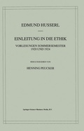 Cover: Einleitung in die Ethik - Springer