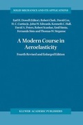 Cover: A Modern Course in Aeroelasticity - Springer