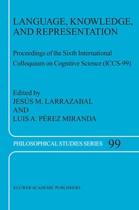Enlarge image Cover: Language, Knowledge, and Representation - Springer