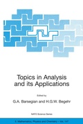 Cover: Topics in Analysis and its Applications - Springer