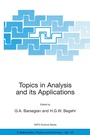 Cover: Topics in Analysis and its Applications - Springer