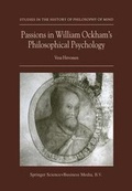 Cover: Passions in William Ockham's Philosophical Psychology - Springer