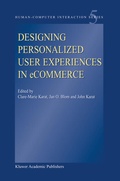 Cover: Designing Personalized User Experiences in eCommerce - Springer